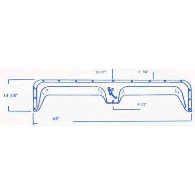 #200 Komfort RV fiberglass tandem fender skirt