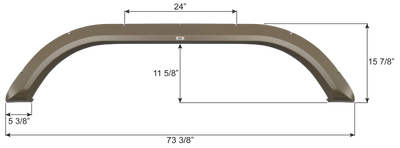 Jayco Tandem Fender Skirt FS6769