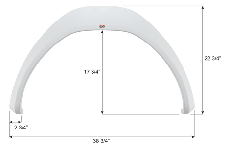 Single Fender Skirt for Forest River Lexington RVs - FS7052