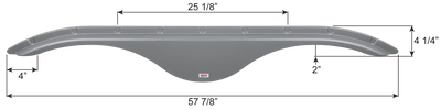 Open Range Tandem Fender Skirt FS7145