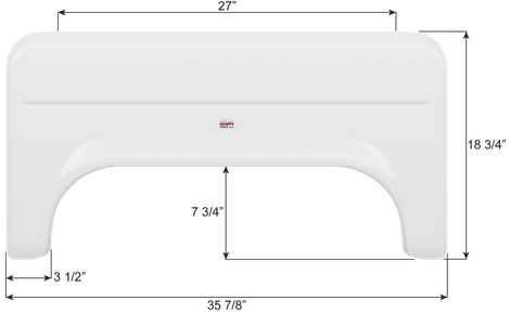 Lazy Daze Single Fender Skirt FS6871