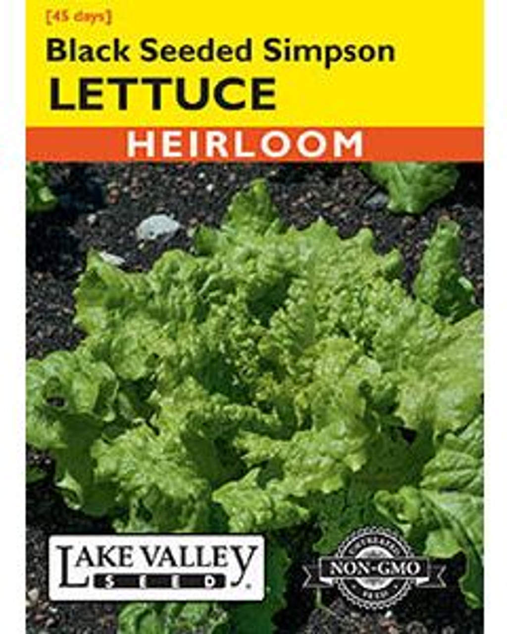 LV Seed Lettuce Black Seeded Simpson - Cofer's Home & Garden