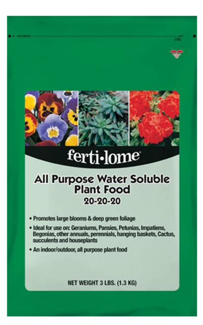 Plant Food 20-20-20 Soluble - 3 Pound