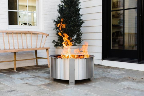 BREEO X 24INCH STAINLESS FIRE PIT SMOKLESS