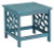 FS 18"BLUE PORT End Table