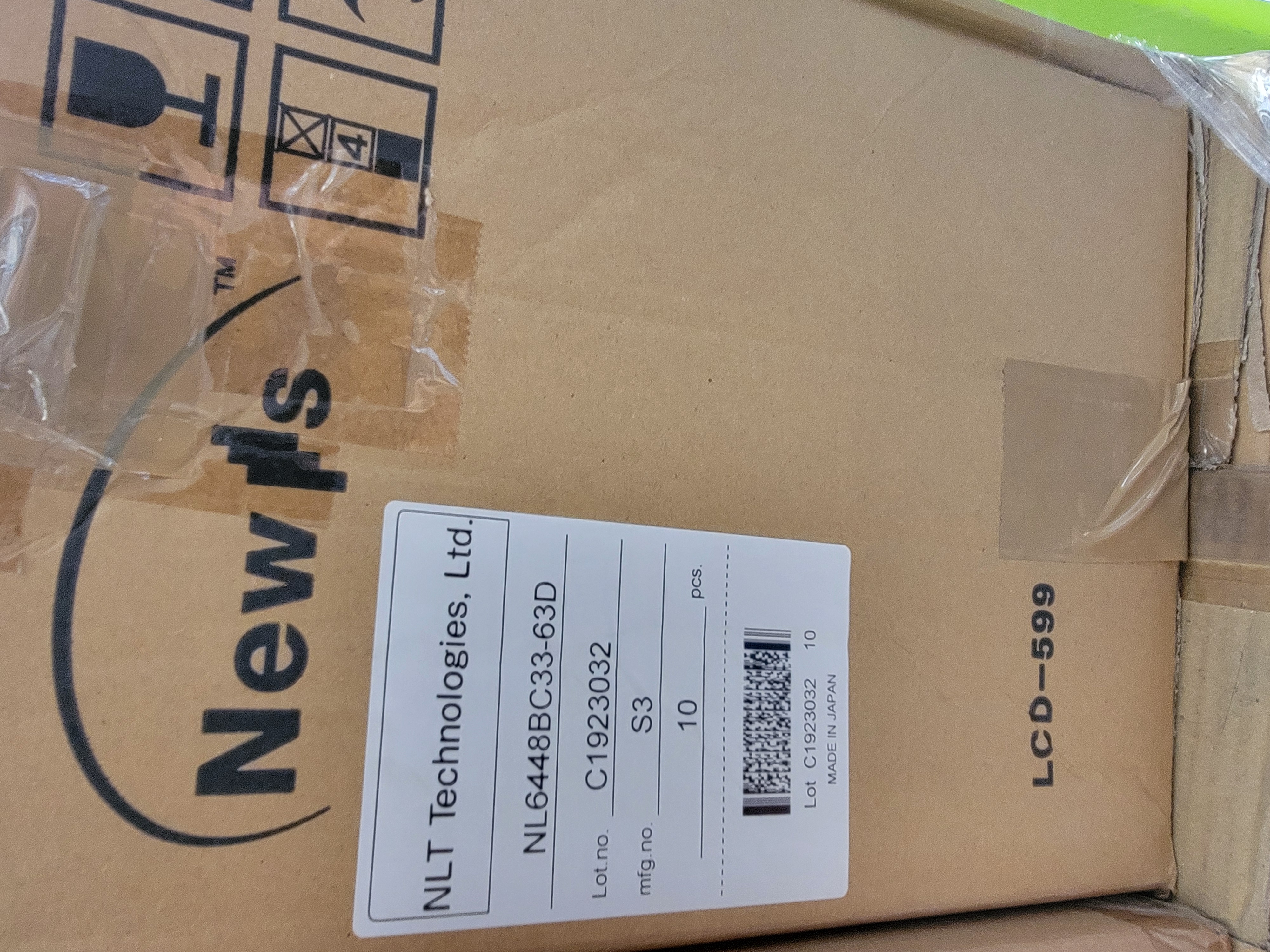 MORE NEC 10.4" LCD's!  Over 1,000 units of NL6448BC33-63D's!!!
