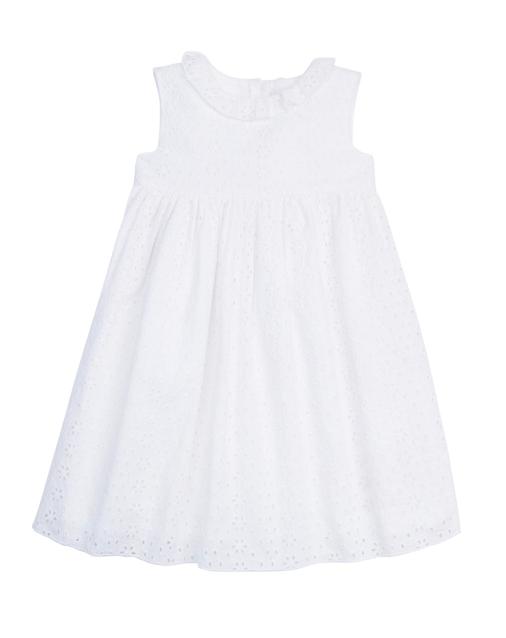 White Eyelet Annabel Dress - Monday's Child