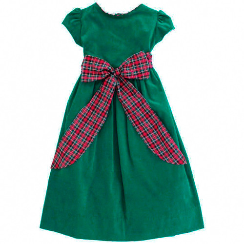 Green Cord/Frasier Waist Dress