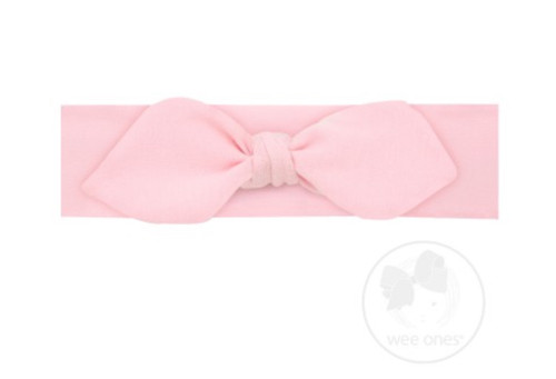Pink Floppy Knot Headband - 0-6m