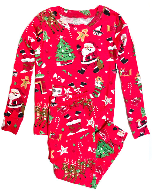 Red Night Before Christmas PJs