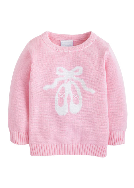Pink Ballet Intarsia Sweater