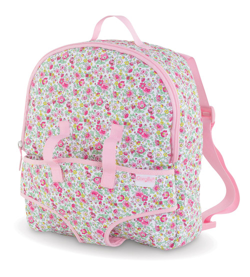 12” Floral Baby Doll Backpack