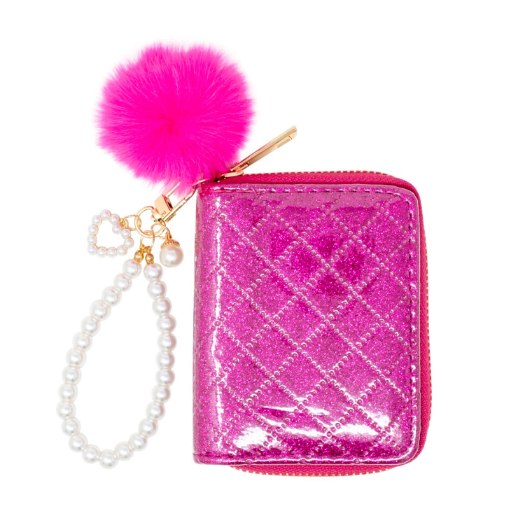 Pink Sparkle Pearl Wallet