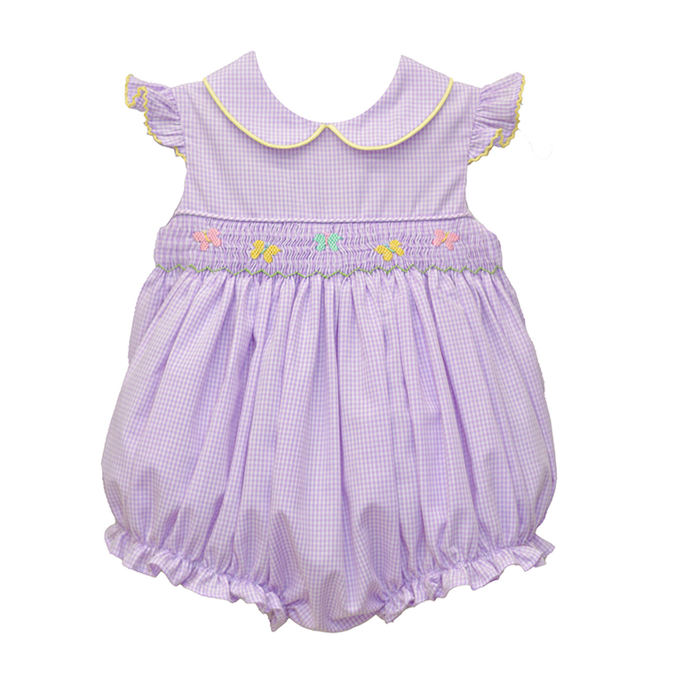 Butterfly Smocked Marion Bubble
