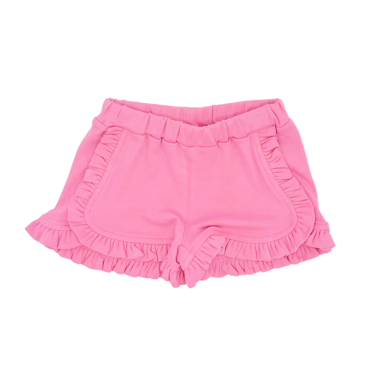 Bubblegum Pink Ruffle Shorts