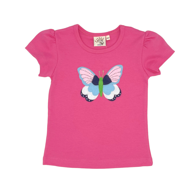 Hot Pink Butterfly Shirt