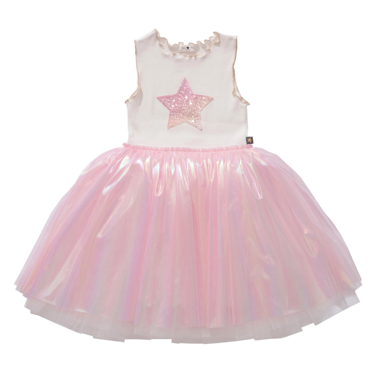 Pink Pearl Star Tutu Dress