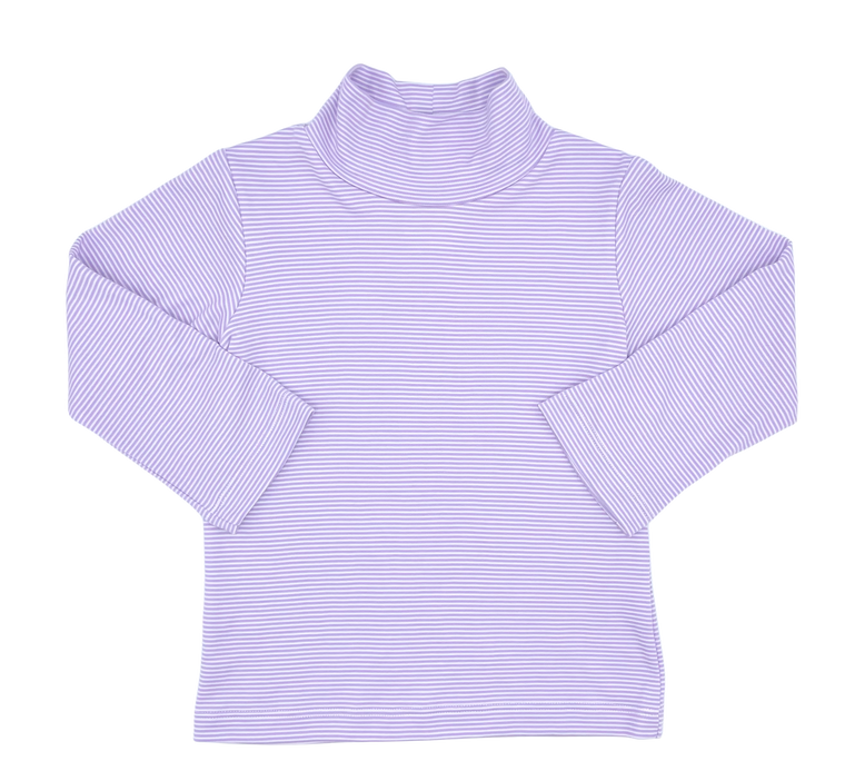 Lavender Stripe Turtleneck
