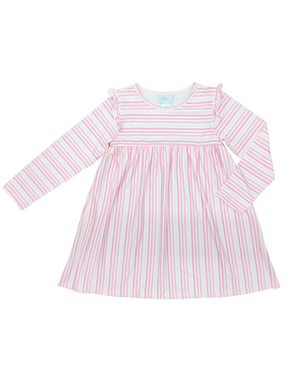 Pink Stripe Knit Charlotte Dress