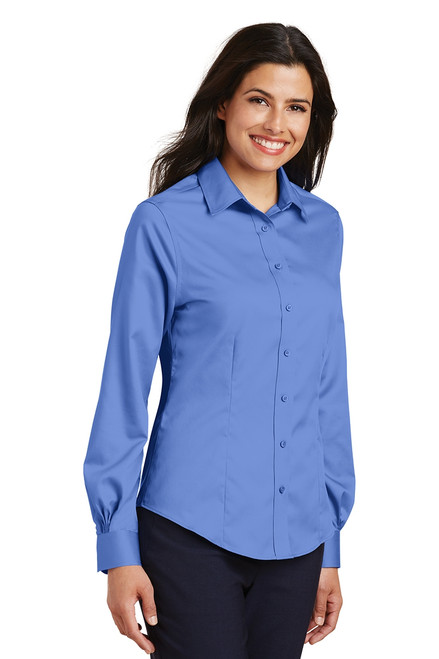 Port Authority - Ladies Long Sleeve Non-Iron Twill Shirt