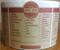 Salad Label