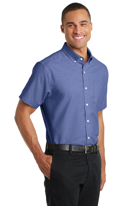 Port Authority - Short Sleeve SuperPro Oxford Shirt