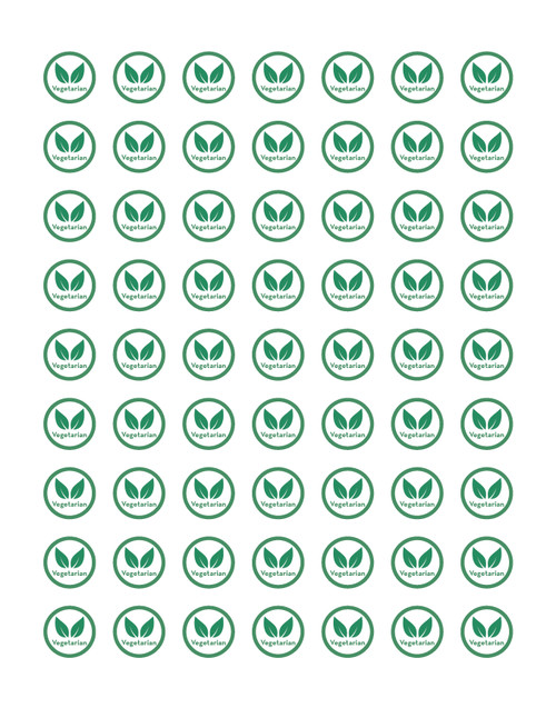 Vegetarian Stickers