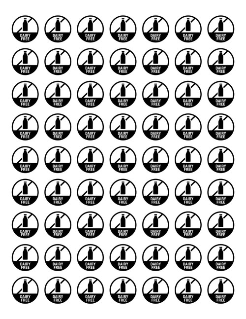 Dairy Free Stickers