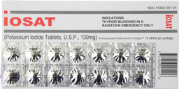 IOSAT Potassium Iodide Tablets