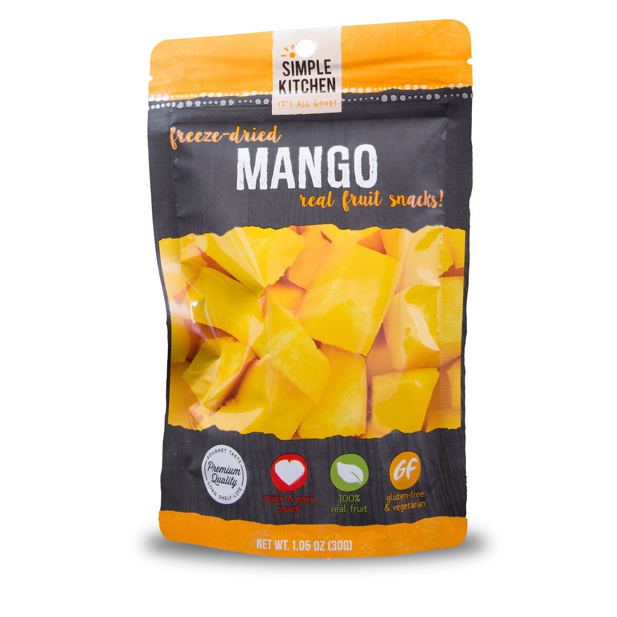 Wise  Organic Freeze-Dried Mangoes