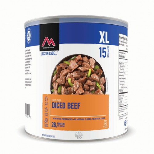 Mountain House Diced Beef #10 Can Mountain House Diced Beef #10 Can