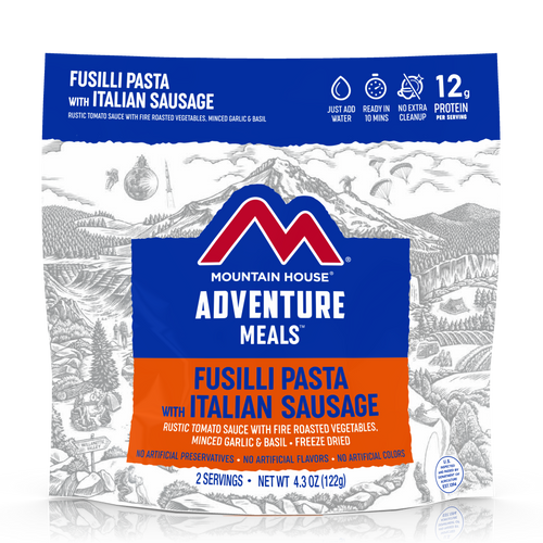 Mountain House Fusilli Pasta with Italian Sausage Pouch **LIMITED RELEASE**
