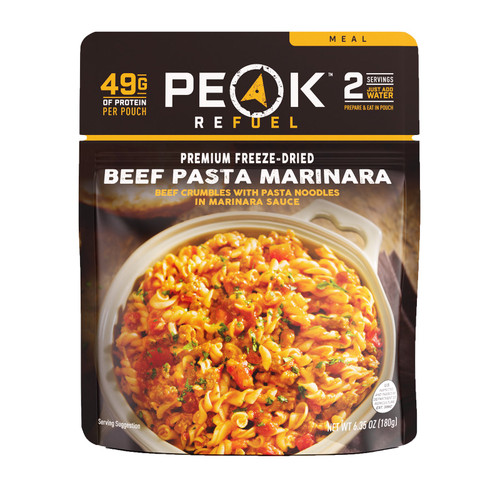 Peak Refuel Beef Pasta Marinara Peak Refuel Beef Pasta Marinara