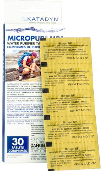 Katadyn Micropur MP1 Tablets (30 Count) Katadyn Micropur MP1 Tablets (30 Count)