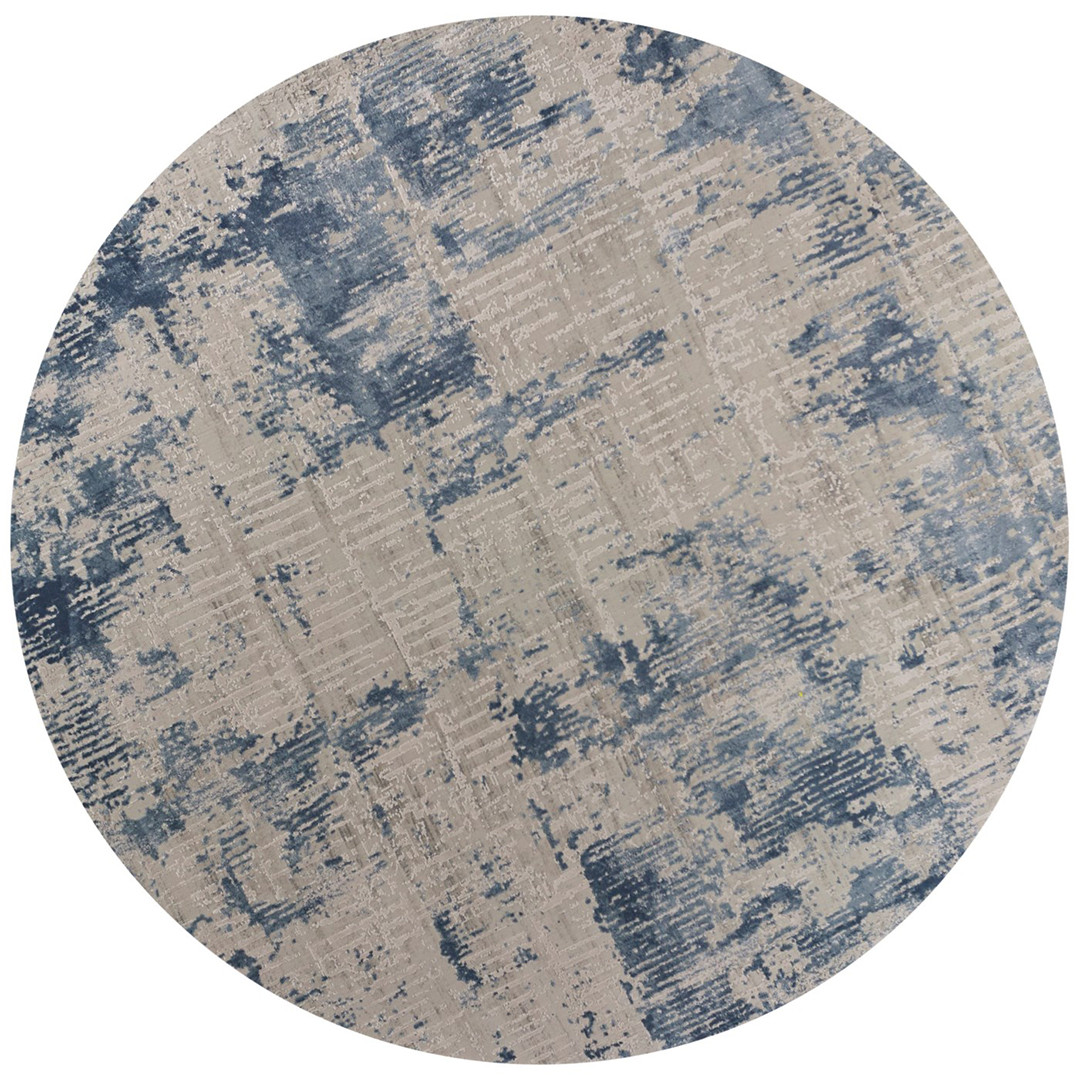 Wayside Heirloom RG70074 Ivory/Blue Modern Area Rug