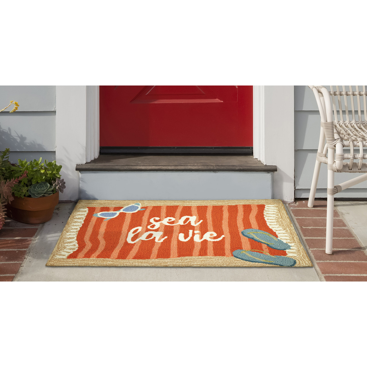 Trans Ocean Frontporch 4563/12 Sea La Vie Natural Area Rug by Liora Manne –  Incredible Rugs and Decor