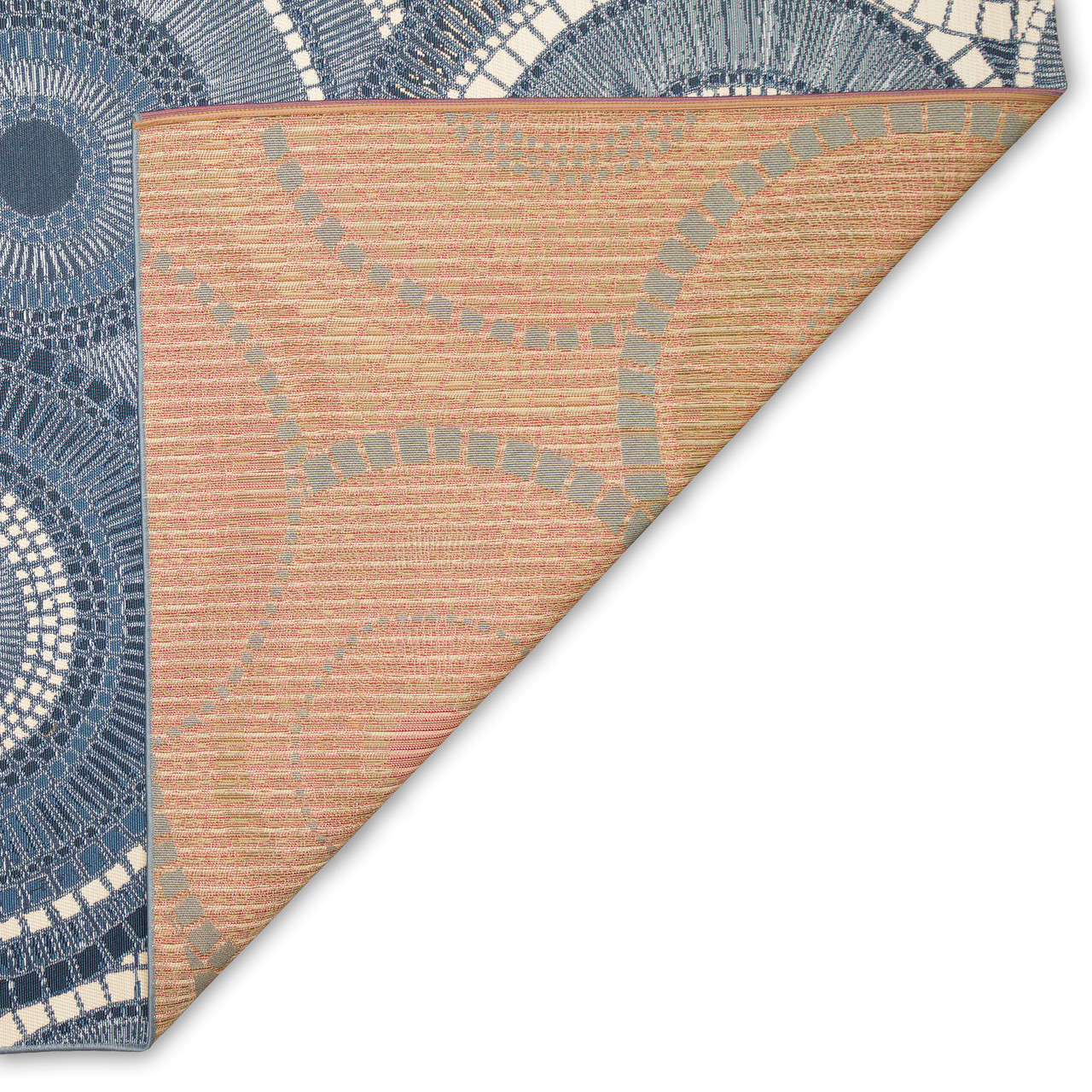 Trans Ocean Liora Manne Marina 8035/04 Circles Delft Area Rug