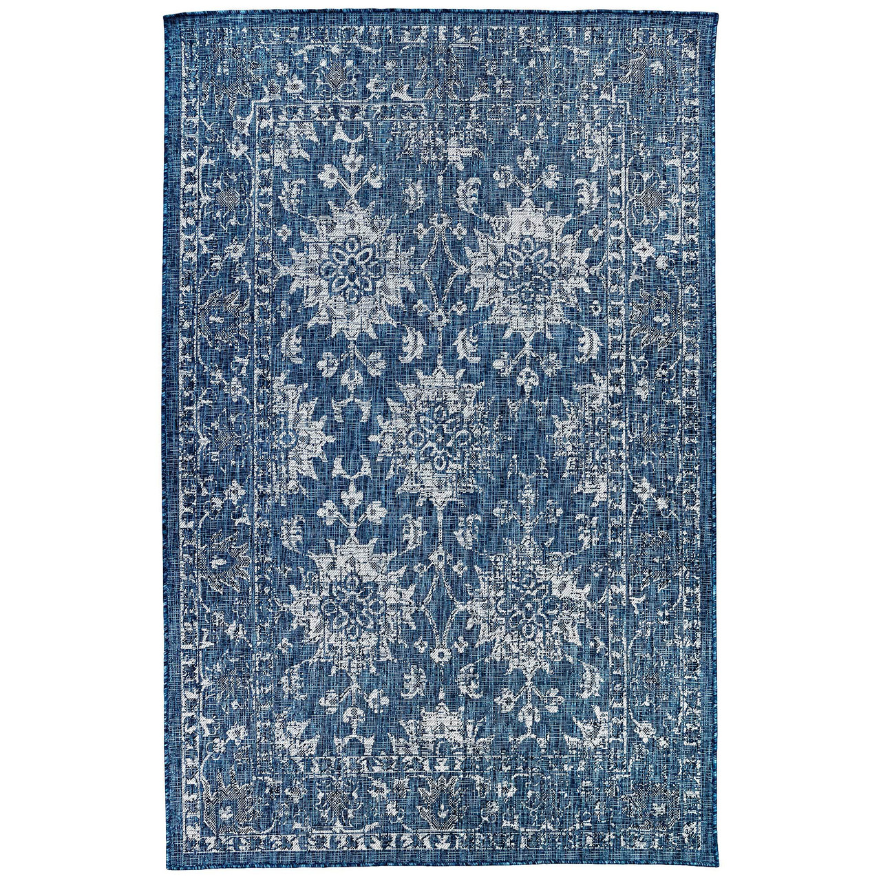 Trans Ocean Liora Manne Carmel 8418/33 Vintage Floral Navy Area Rug