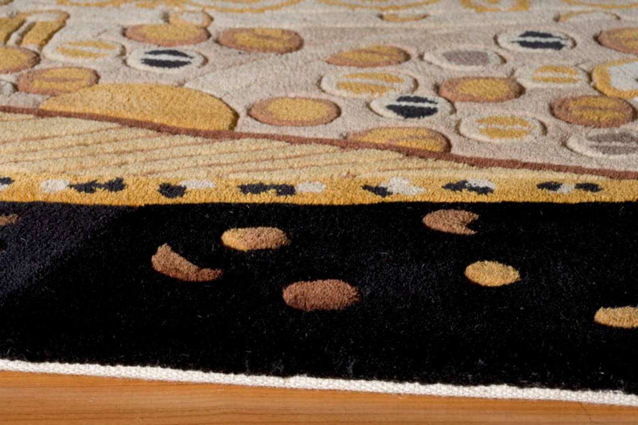 Momeni New Wave NW-01 Willow Black Area Rug - Rug Goddess
