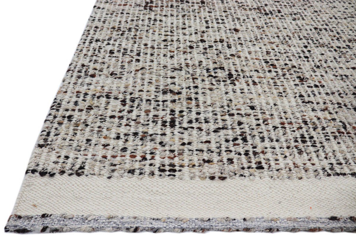 Kas Darcy 2503 Ivory/Espresso New Zealand Wool Area Rug