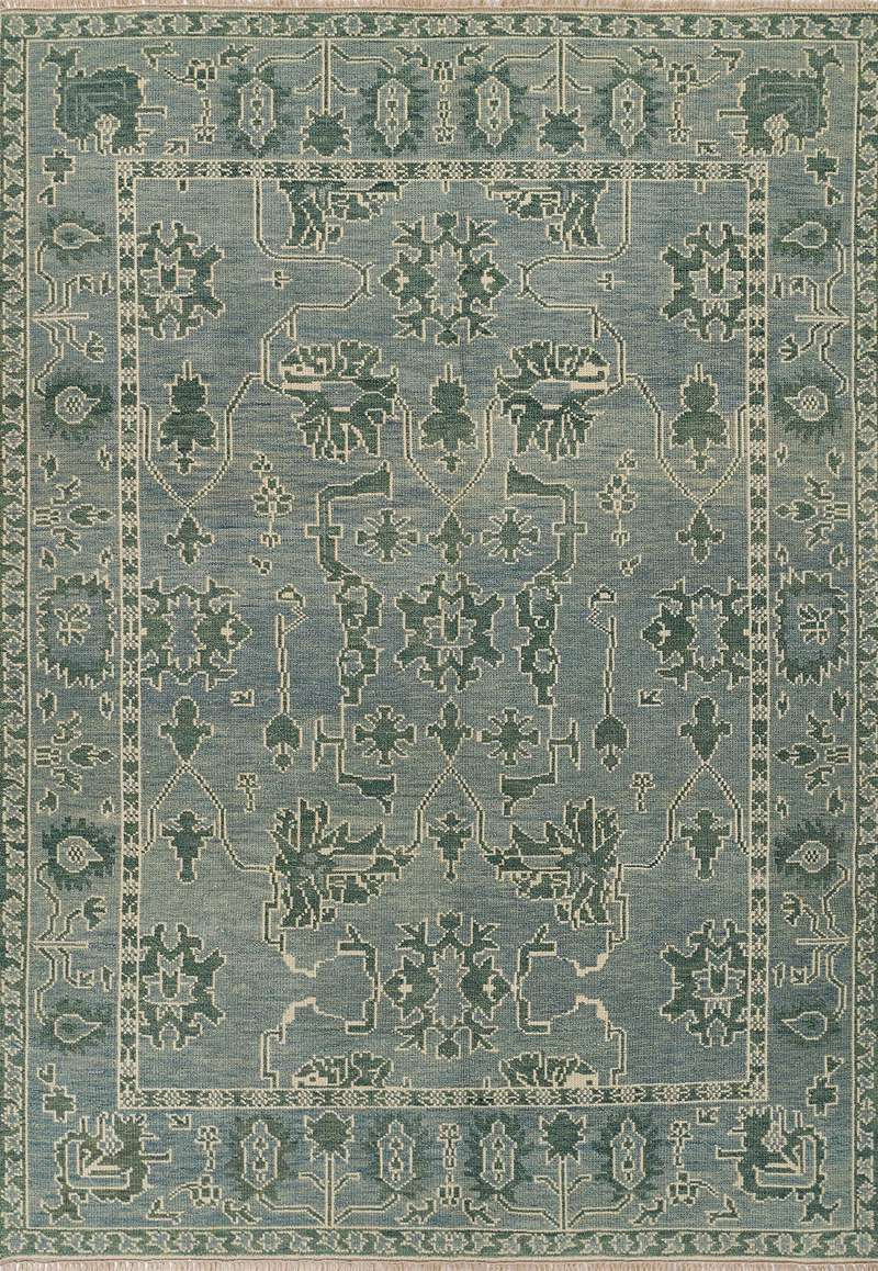 Momeni Nomad NOM-9 Blue Green Rug | Persian Rugs