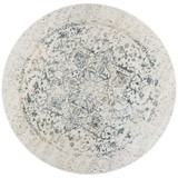 Wayside Heirloom RG70054 Grey Round Rug