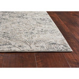 Wayside Heirloom RG70197 Damask Ivory/Grey Modern Rug