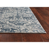 Wayside Heirloom RG70208 Blue Damask Area Rug