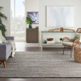 Nourison Plateau PAE01 Grey Area Rug