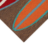 Liora Manne Frontporch Brown Surfboard Mat