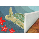 Liora Manne Sea Turtle Frontporch Rug