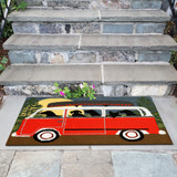 Trans Ocean Frontporch Red Voltswagon Rug