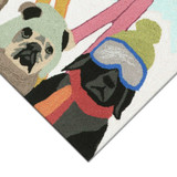 Liora Manne Frontporch 1495/44 Ski Patrol Dog Rug