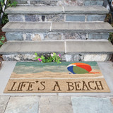 Trans Ocean Liora Manne Frontporch 1516/12 Life's A Beach Sand Area Rug